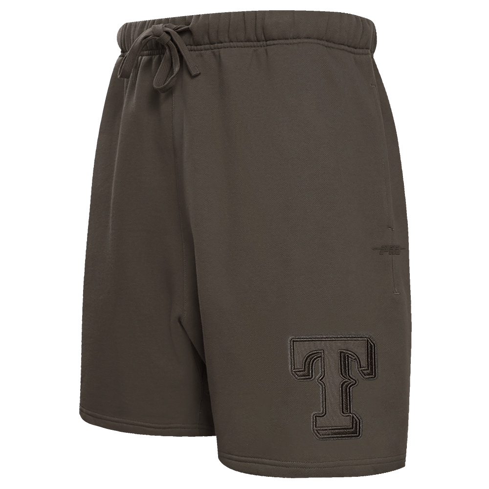 MLB TEXAS RANGERS NEUTRAL MEN'S FLC SHORT (DARK TAUPE)