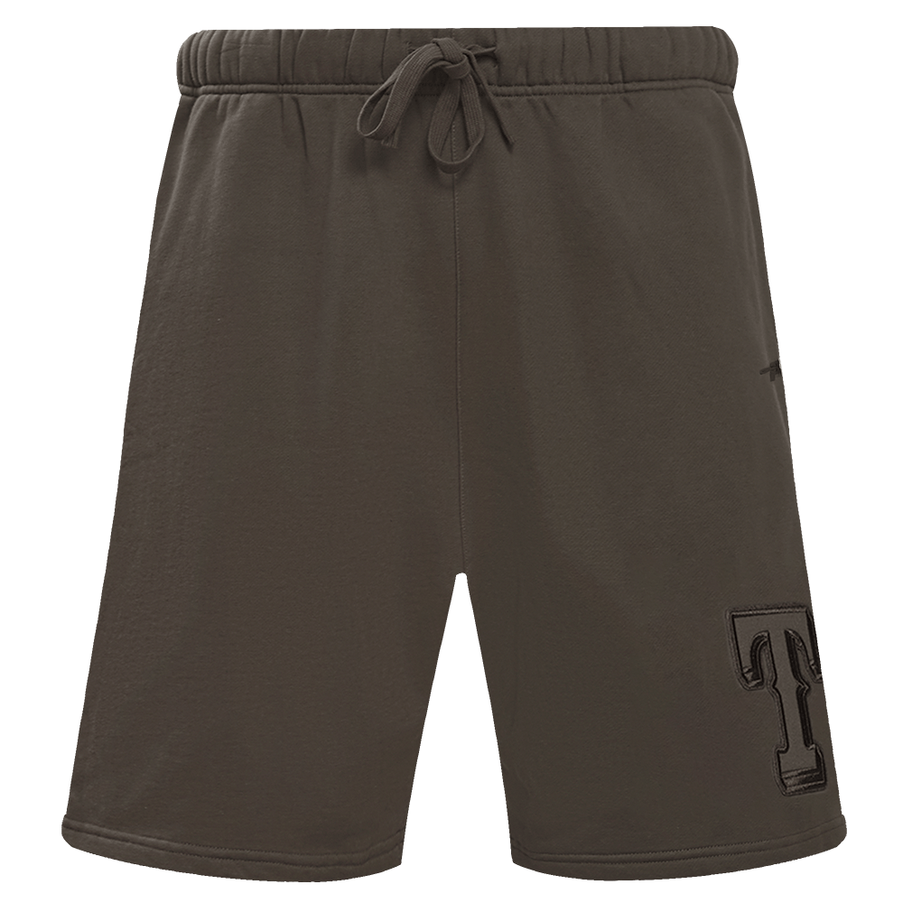 MLB TEXAS RANGERS NEUTRAL MEN'S FLC SHORT (DARK TAUPE)