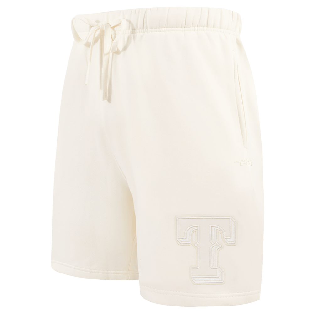MLB TEXAS RANGERS NEUTRAL MEN'S FLC SHORT (EGGSHELL)