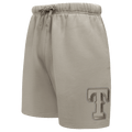 MLB TEXAS RANGERS NEUTRAL MEN'S FLC SHORT (TAUPE)