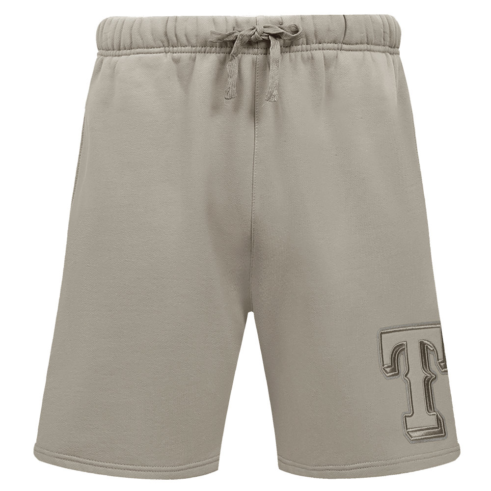 MLB TEXAS RANGERS NEUTRAL MEN'S FLC SHORT (TAUPE)