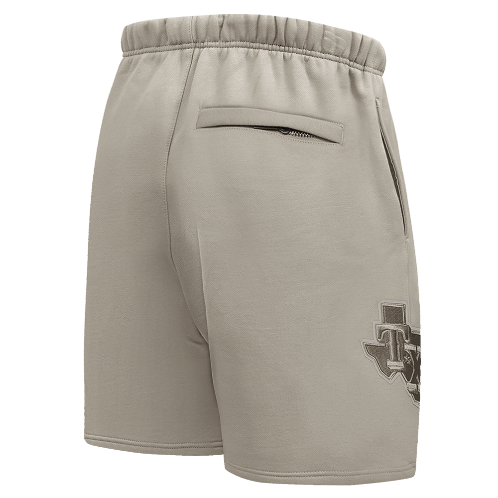 MLB TEXAS RANGERS NEUTRAL MEN'S FLC SHORT (TAUPE)