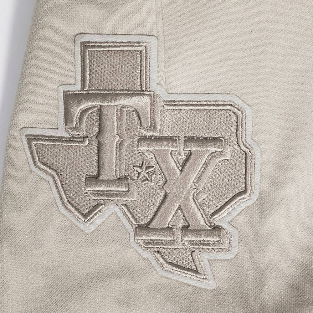 MLB TEXAS RANGERS NEUTRAL MEN'S FLC SHORT (TAUPE)