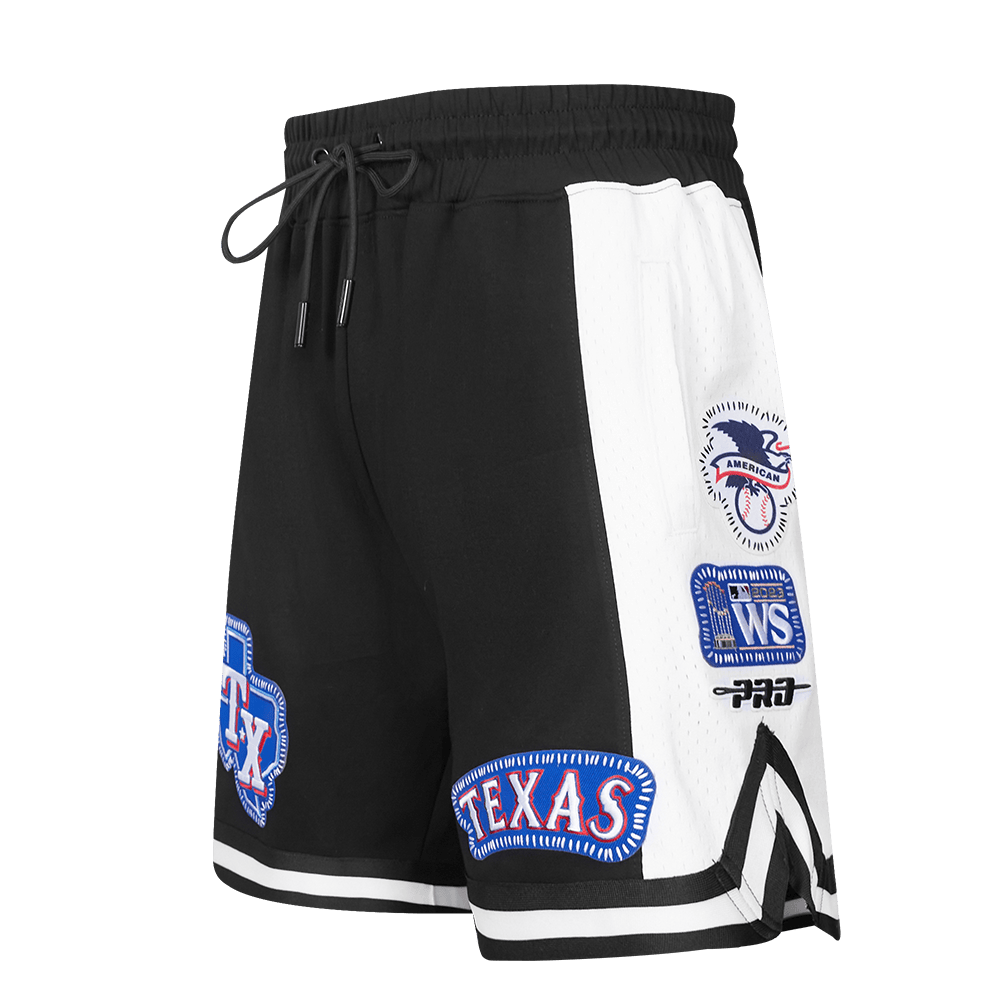 MLB TEXAS RANGERS DIY PICK STITCH MEN'S DK 2.0 SHORT (BLACK)