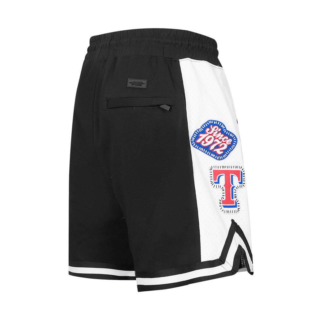 MLB TEXAS RANGERS DIY PICK STITCH MEN'S DK 2.0 SHORT (BLACK)