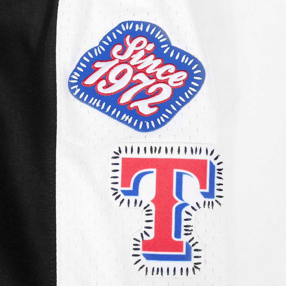MLB TEXAS RANGERS DIY PICK STITCH MEN'S DK 2.0 SHORT (BLACK)
