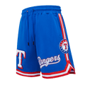 MLB TEXAS RANGERS CLASSIC CHENILLE MEN'S SHORT (ROYAL BLUE)