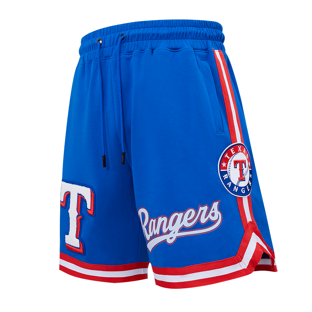 MLB TEXAS RANGERS CLASSIC CHENILLE MEN'S SHORT (ROYAL BLUE)