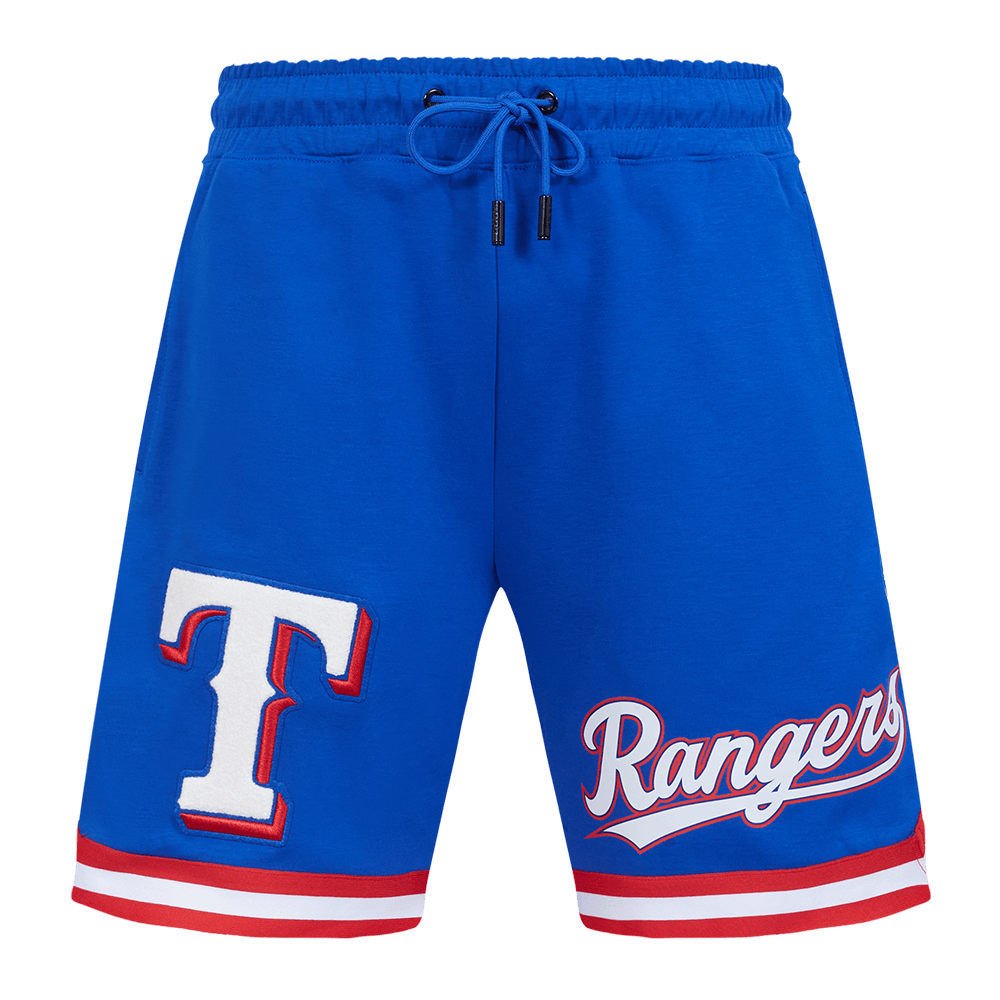MLB TEXAS RANGERS CLASSIC CHENILLE MEN'S SHORT (ROYAL BLUE)