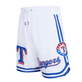 MLB TEXAS RANGERS CLASSIC CHENILLE MEN'S SHORT (WHITE)