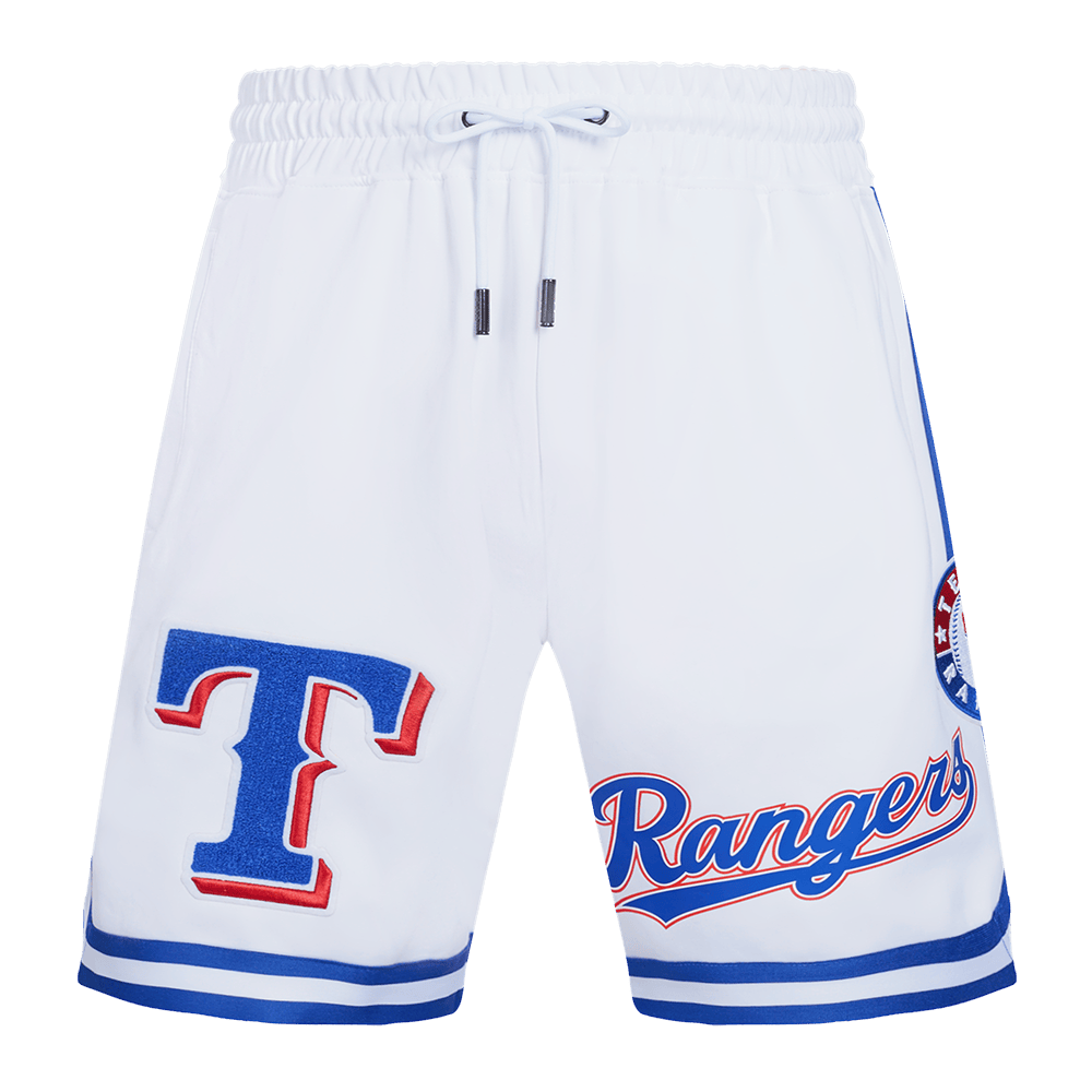 MLB TEXAS RANGERS CLASSIC CHENILLE MEN'S SHORT (WHITE)