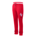 MLB TEXAS RANGERS SCRIPT TAIL MEN'S RIB FLEECE SWEATPANT (RED)