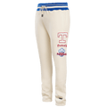 MLB TEXAS RANGERS RETRO CLASSIC MEN'S SWEATPANT (EGGSHELL/ROYAL BLUE)