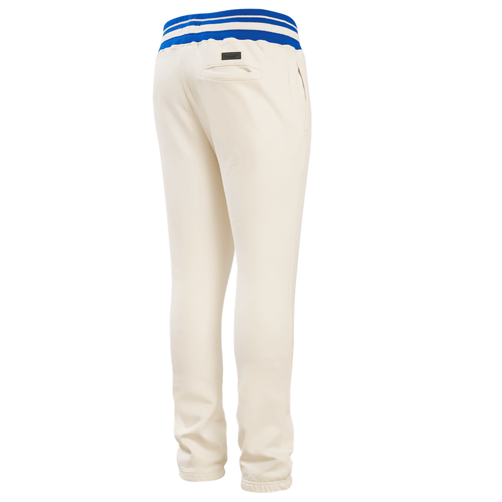 MLB TEXAS RANGERS RETRO CLASSIC MEN'S SWEATPANT (EGGSHELL/ROYAL BLUE)