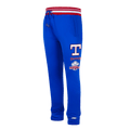 MLB TEXAS RANGERS RETRO CLASSIC MEN'S SWEATPANT (ROYAL BLUE/RED)