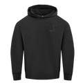 MLB TEXAS RANGERS NEUTRAL MEN'S DROP SHOULDER PULLOVER HOODIE (BLACK)