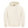MLB TEXAS RANGERS NEUTRAL MEN'S DROP SHOULDER PULLOVER HOODIE (EGGSHELL)