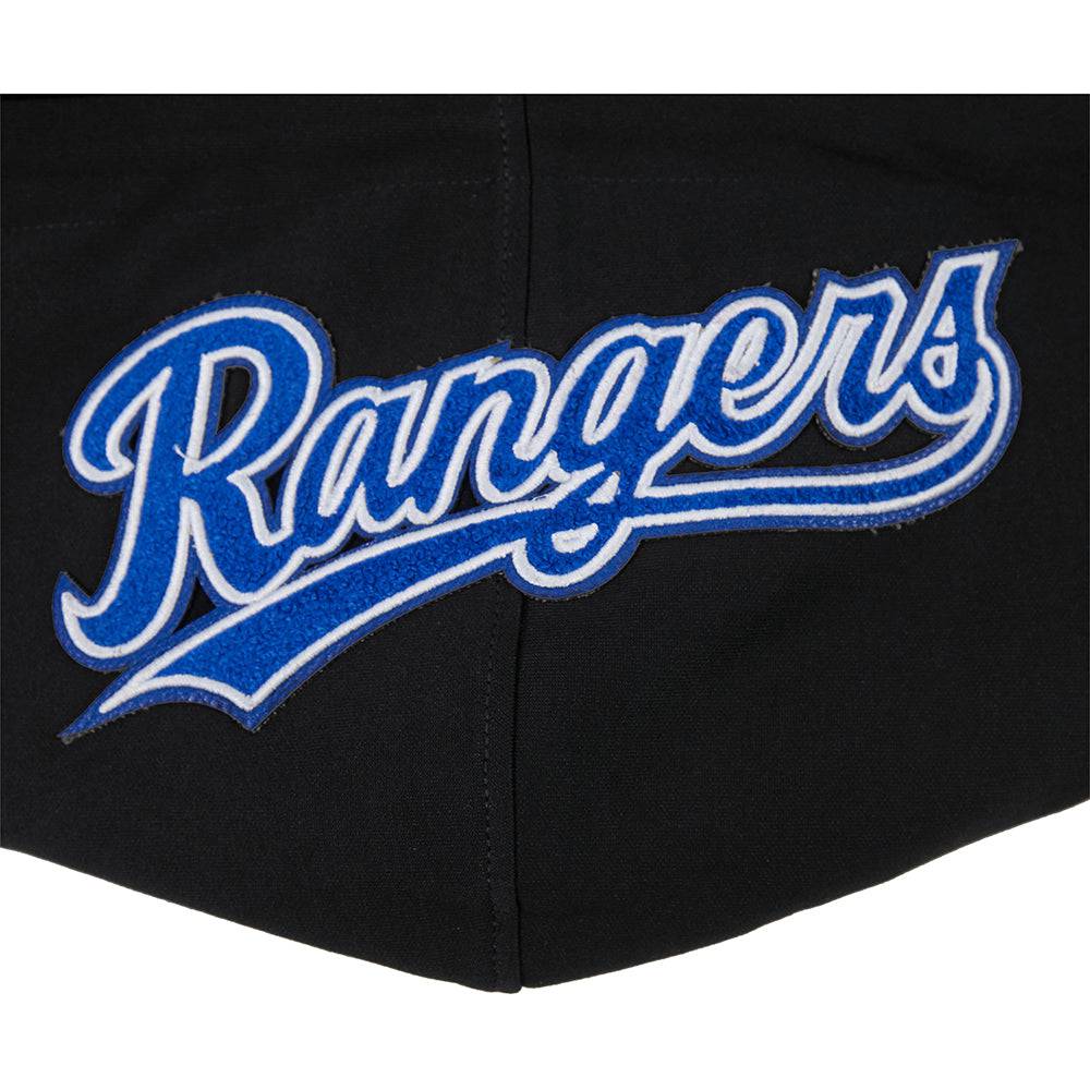 MLB TEXAS RANGERS TC TONAL OUTLINE MEN'S DK FZ PO HOODIE (BLACK)