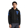 MLB TEXAS RANGERS TC TONAL OUTLINE MEN'S DK FZ PO HOODIE (BLACK)