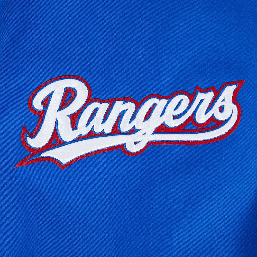CHAQUETA DE SARTÁN PARA HOMBRE MLB TEXAS RANGERS WINGSPAN (AZUL REAL)