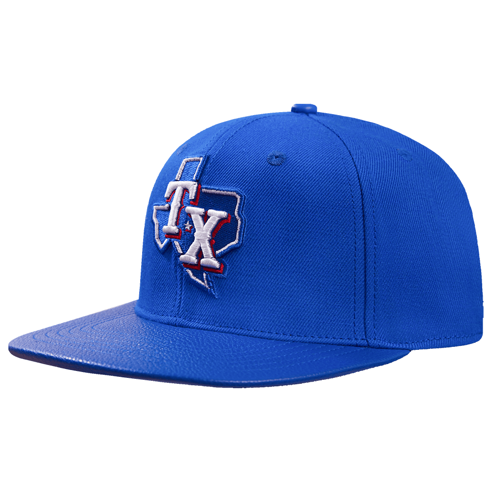 GORRA MLB TEXAS RANGERS SCRIPT TAIL DE OVEJA CON CIERRE AJUSTABLE (AZUL REAL)