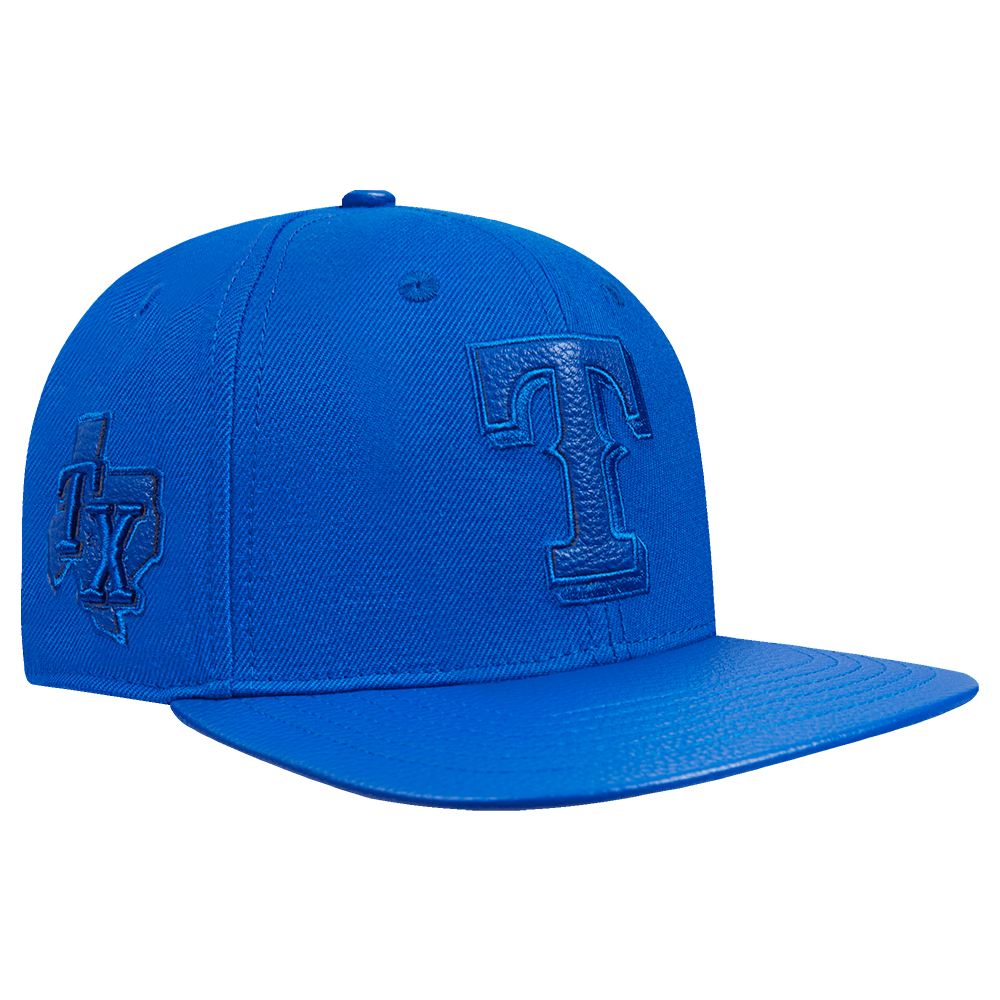 MLB TEXAS RANGERS TRIPLE TONAL PRIMARY LOGO STRAPBACK HAT (ROYAL BLUE)