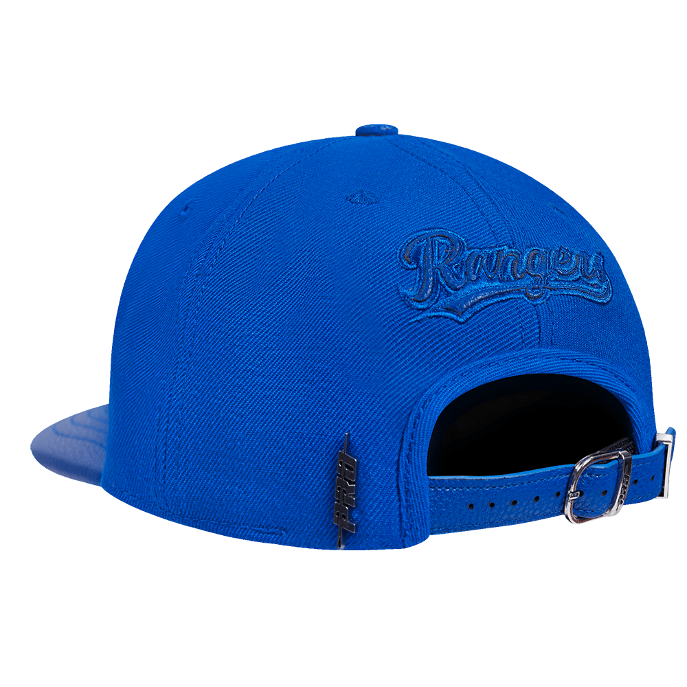 MLB TEXAS RANGERS TRIPLE TONAL PRIMARY LOGO STRAPBACK HAT (ROYAL BLUE)