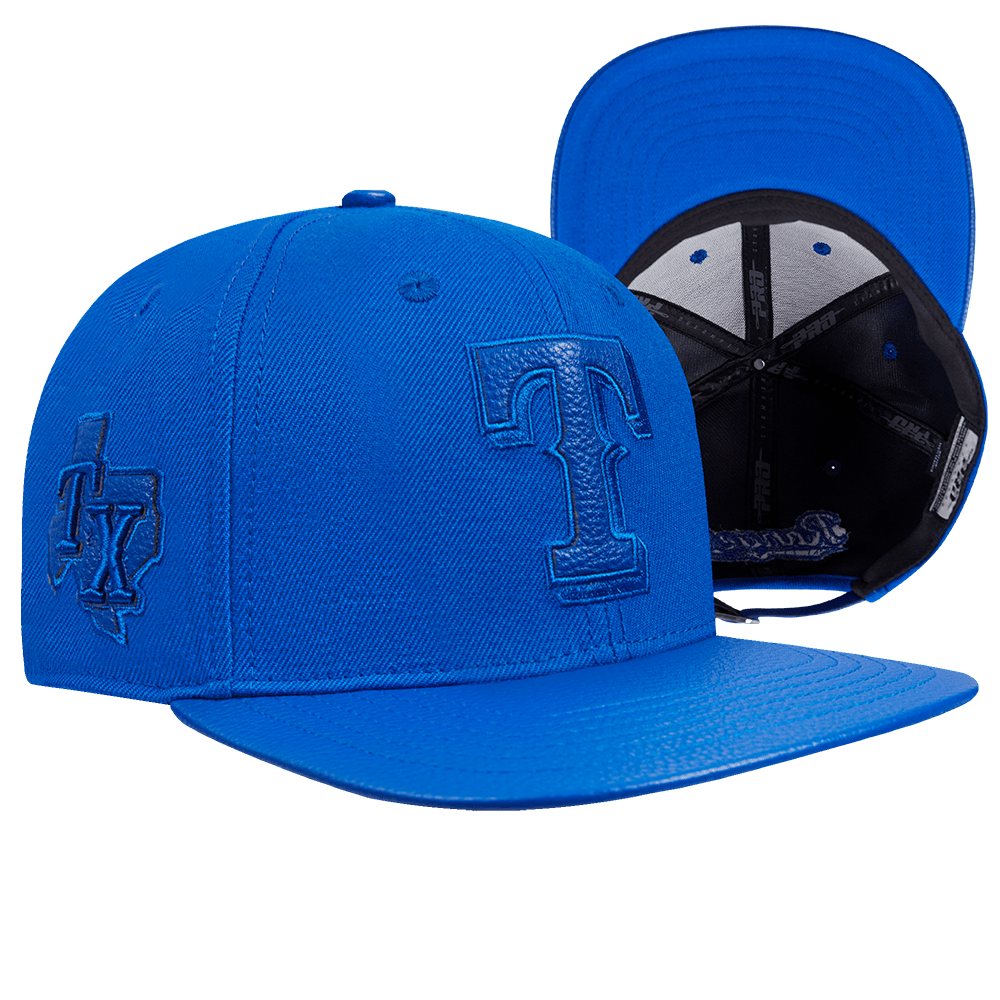 MLB TEXAS RANGERS TRIPLE TONAL PRIMARY LOGO STRAPBACK HAT (ROYAL BLUE)