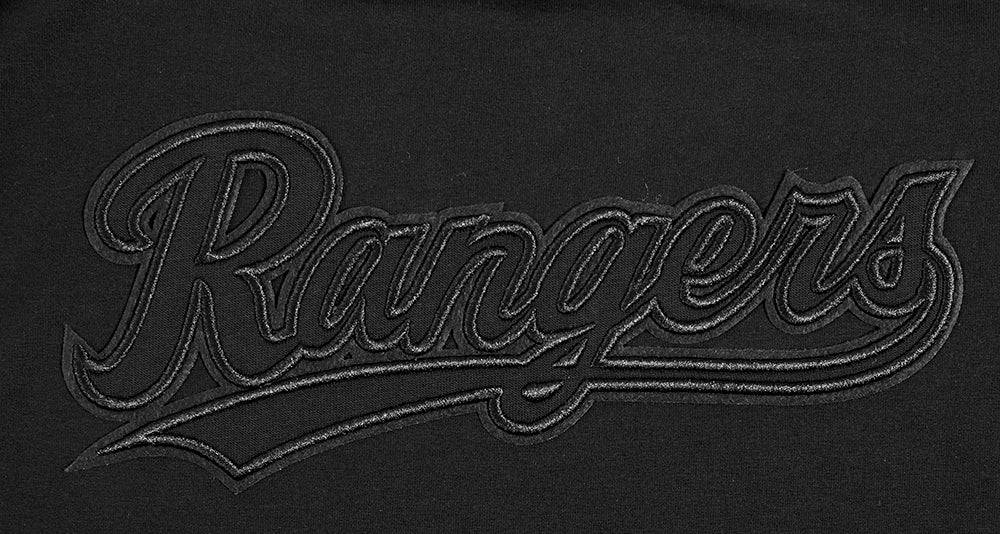MLB TEXAS RANGERS NEUTRAL WOMEN'S BOXY TOP (BLACK)