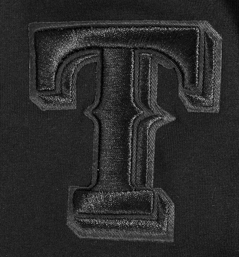 MLB TEXAS RANGERS NEUTRAL WOMEN'S BOXY TOP (BLACK)