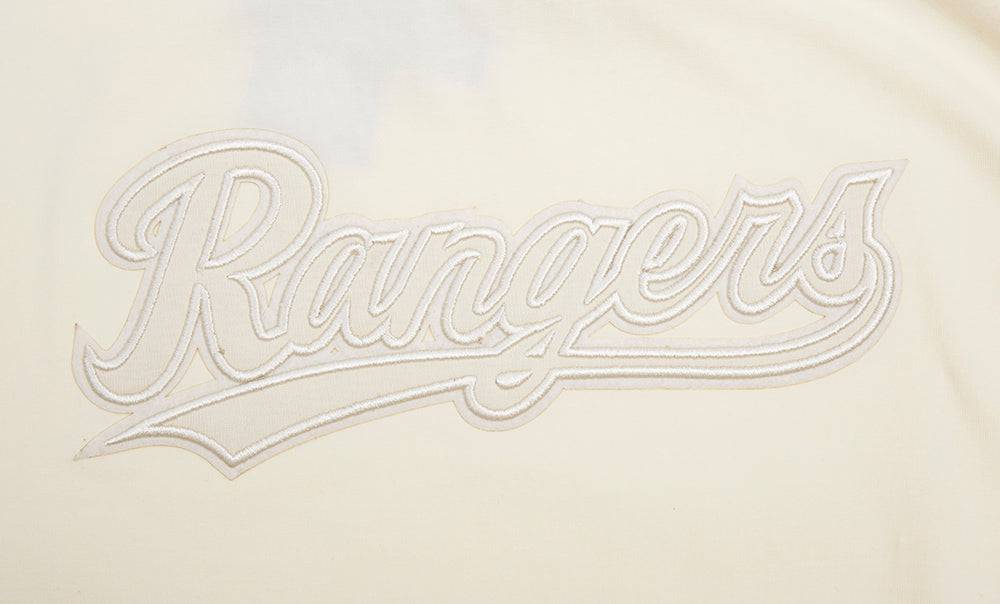MLB TEXAS RANGERS NEUTRAL WOMEN'S BOXY TOP (EGGSHELL)
