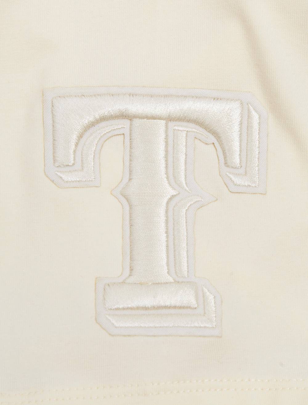 MLB TEXAS RANGERS NEUTRAL WOMEN'S BOXY TOP (EGGSHELL)