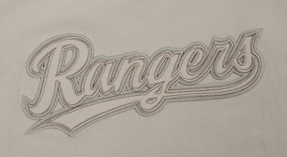 MLB TEXAS RANGERS NEUTRAL WOMEN'S BOXY TOP (TAUPE)