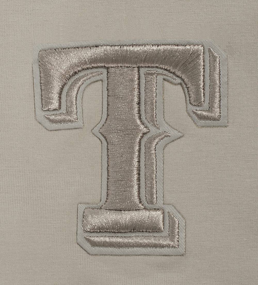 MLB TEXAS RANGERS NEUTRAL WOMEN'S BOXY TOP (TAUPE)