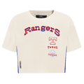 MLB TEXAS RANGERS RETRO CLASSIC WOMEN'S BOXY TOP (EGGSHELL)