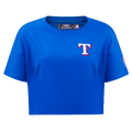 MLB TEXAS RANGERS CLASSIC WOMEN'S BOXY TOP (ROYAL BLUE)