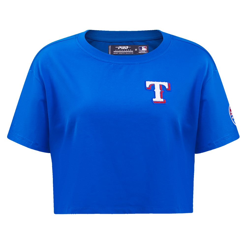 MLB TEXAS RANGERS CLASSIC WOMEN'S BOXY TOP (ROYAL BLUE)