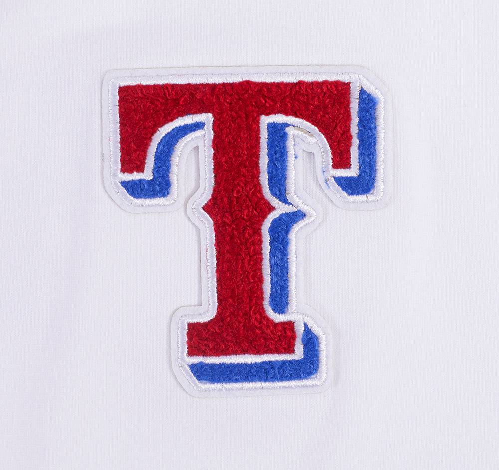 MLB TEXAS RANGERS CLASSIC WOMEN'S BOXY TOP (WHITE)