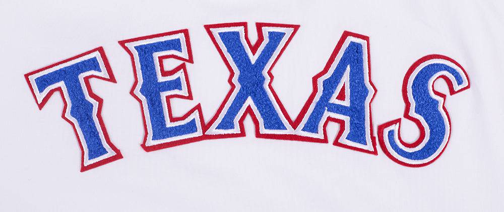 MLB TEXAS RANGERS CLASSIC WOMEN'S BOXY TOP (WHITE)