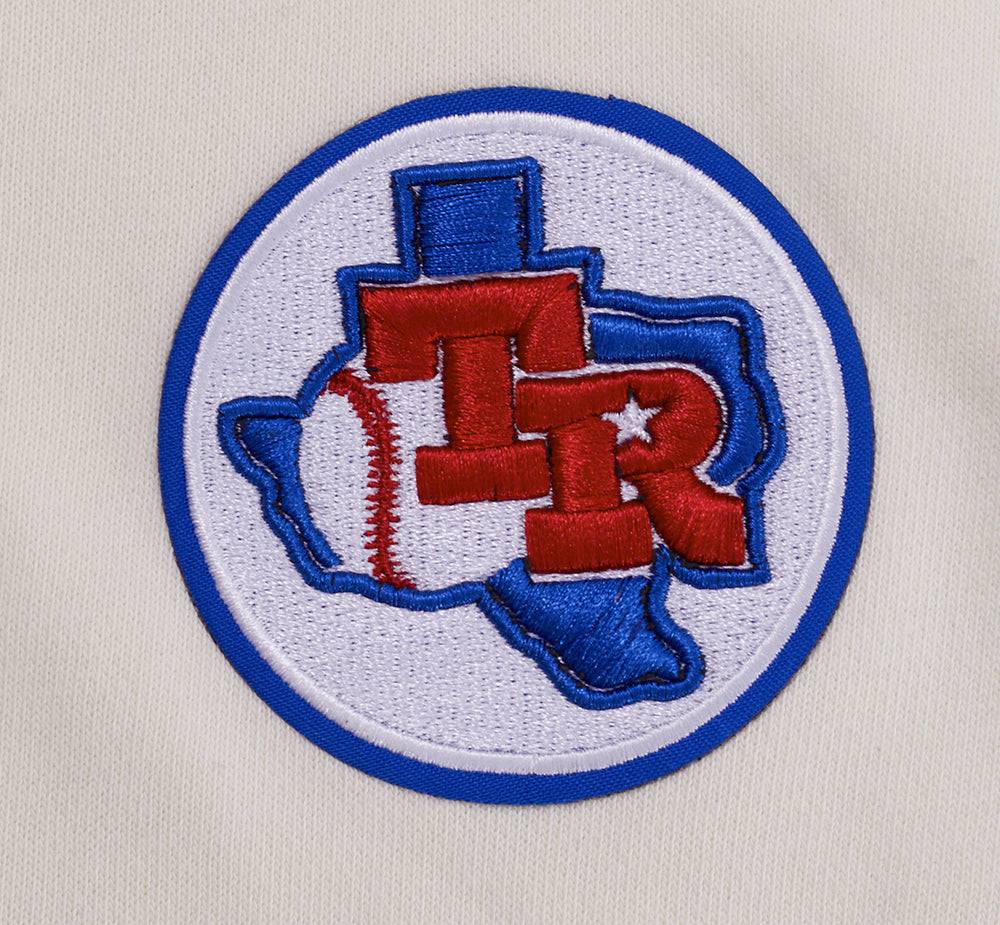 MLB TEXAS RANGERS ROSES WOMEN'S SJ SLIM FIT TOP (EGGSHELL)