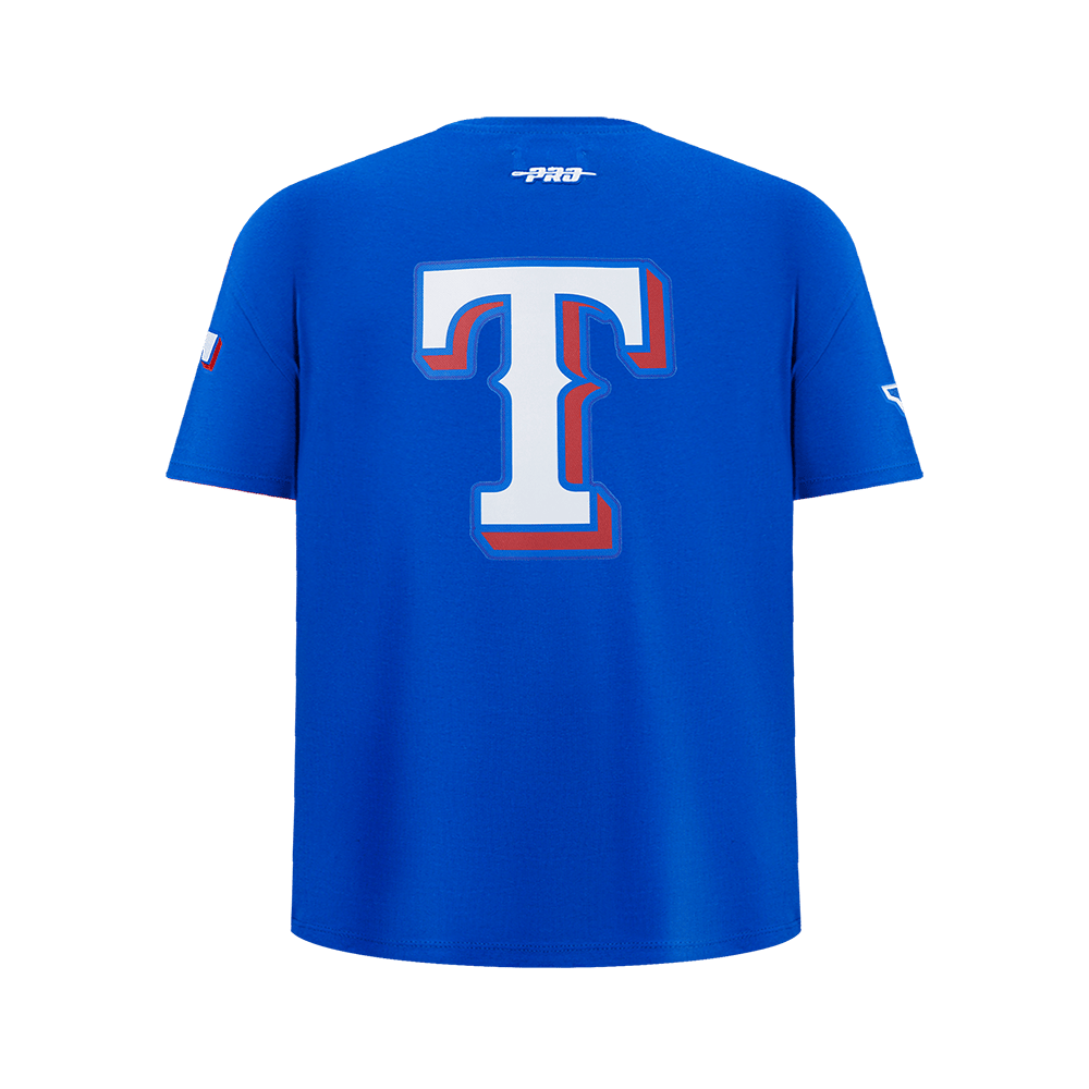 MLB TEXAS RANGERS COREY SEAGER #5 CLASSIC PLAYER NAME AND NUMBER  BIG BOY'S SJ TEE(ROYAL BLUE)