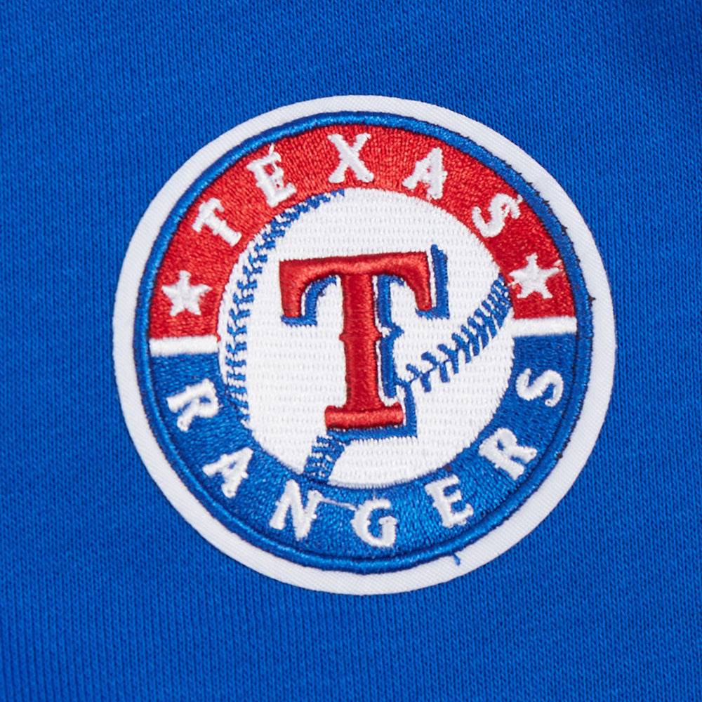 MLB TEXAS RANGERS CLASSIC WOMEN'S FLEECE HOODIE DRESS (ROYAL BLUE)