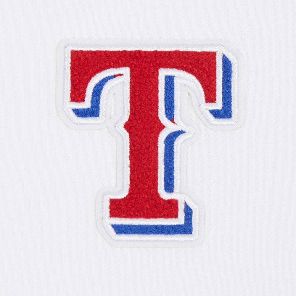 MLB TEXAS RANGERS CLASSIC WOMEN'S FLEECE HOODIE DRESS (WHITE)