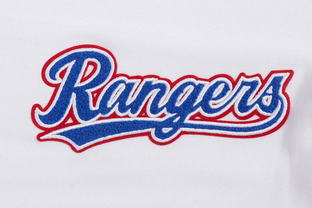 MLB TEXAS RANGERS CLASSIC WOMEN'S FLEECE HOODIE DRESS (WHITE)
