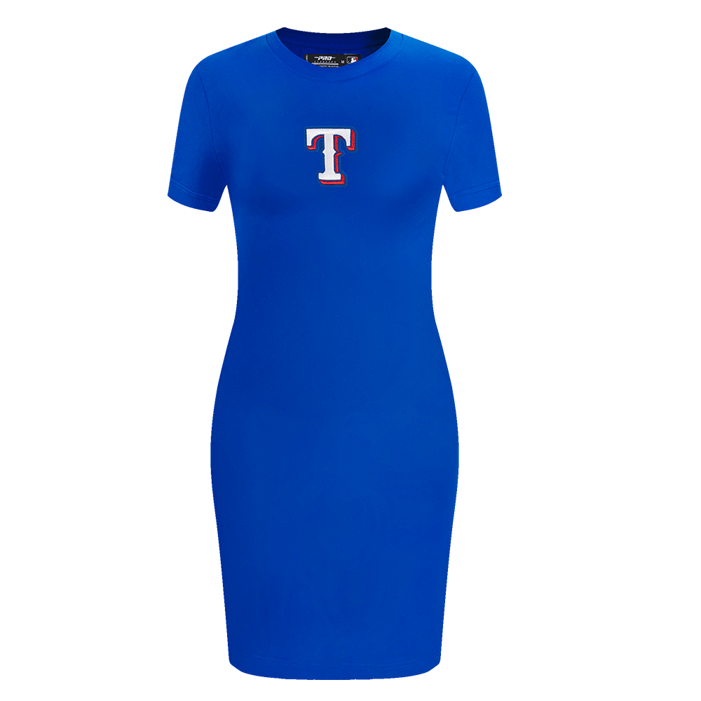 VESTIDO MOLLERA CLÁSICO MLB TEXAS RANGERS PARA MUJER (AZUL REAL)