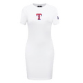 VESTIDO MOLLERA CLÁSICO MLB TEXAS RANGERS PARA MUJER (BLANCO)