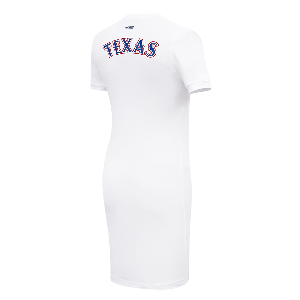 VESTIDO MOLLERA CLÁSICO MLB TEXAS RANGERS PARA MUJER (BLANCO)
