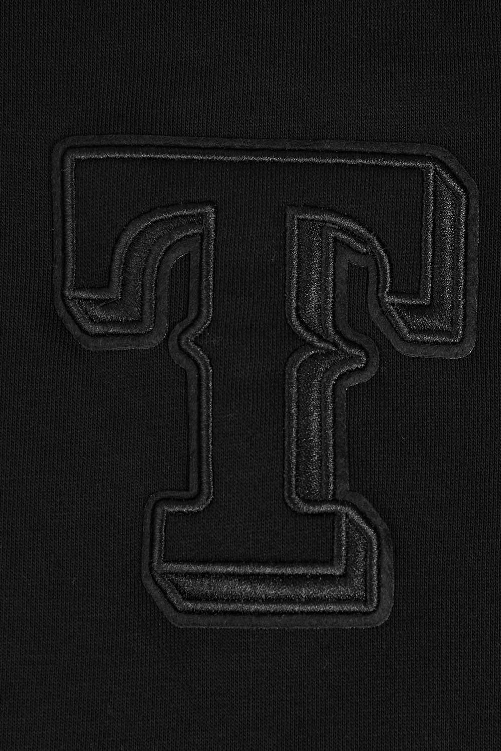MLB TEXAS RANGERS NEUTRAL WOMEN'S CREWNECK (BLACK)