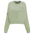 MLB TEXAS RANGERS NEUTRAL WOMEN'S CREWNECK (MOSS)