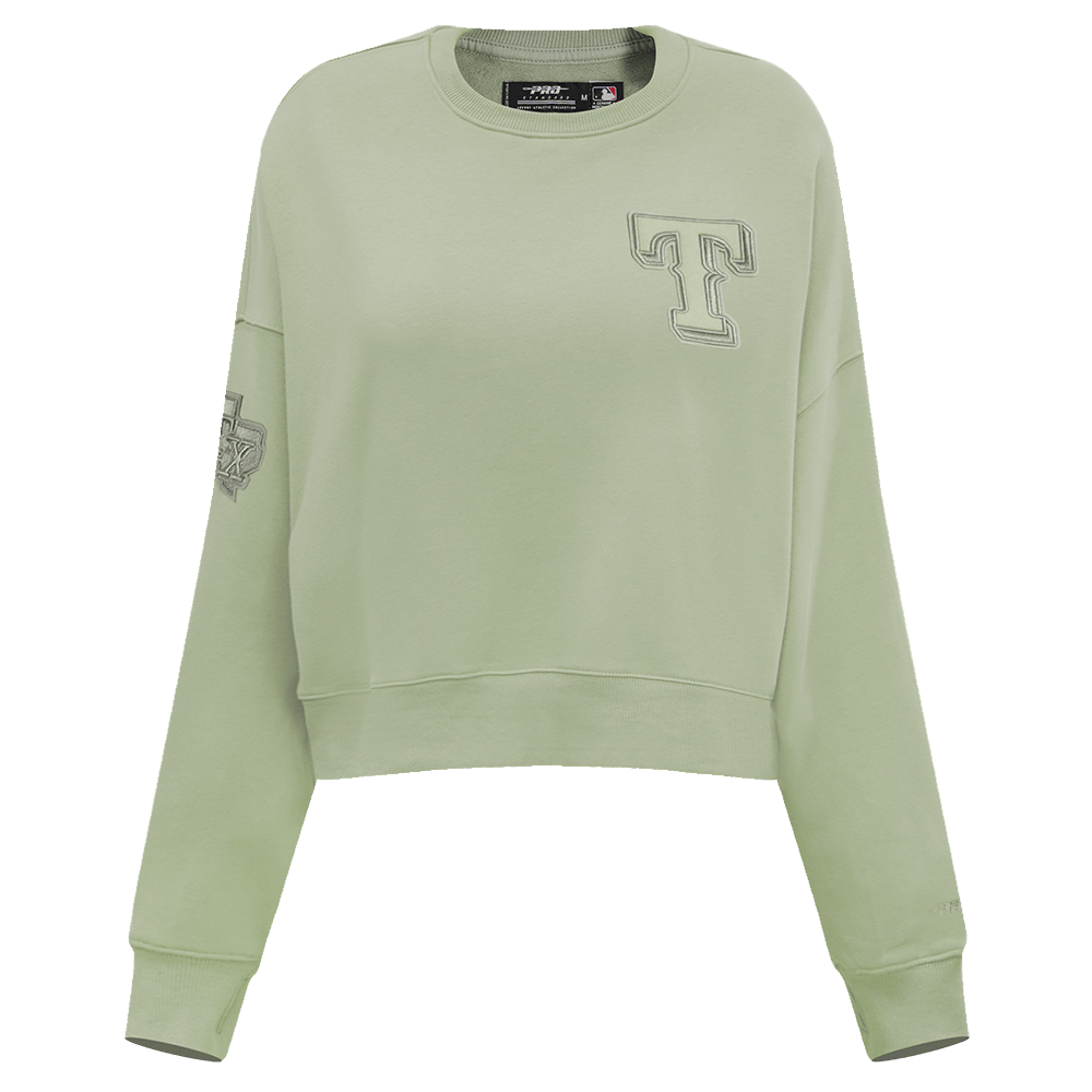 MLB TEXAS RANGERS NEUTRAL WOMEN'S CREWNECK (MOSS)